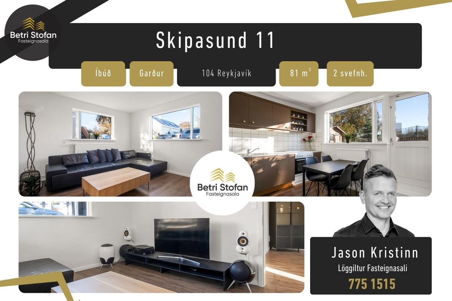 Skipasund 11, 104 Reykjavík | Fasteignavefurinn Fastinn